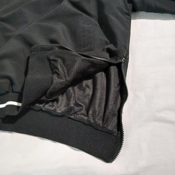 NFL Green Bay Packers Men's Small Windbreaker Pullover Black Side Zip Lined - Picture 8 of 12